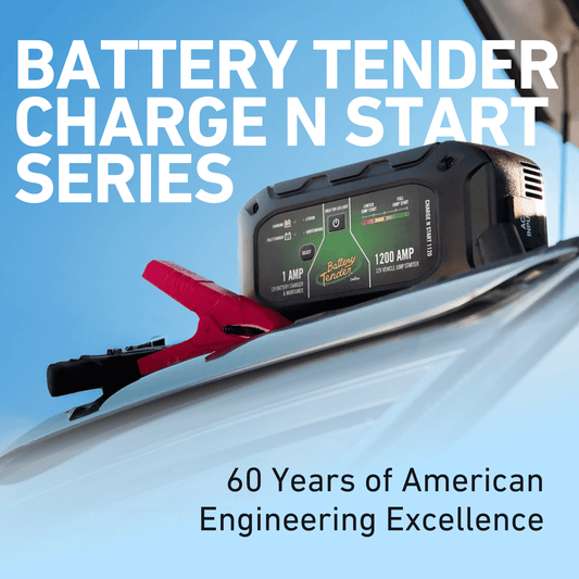 Battery Tender Charge N Start 1100 - 12V 1A Automotive Battery Charger & 1000A Jump Starter
