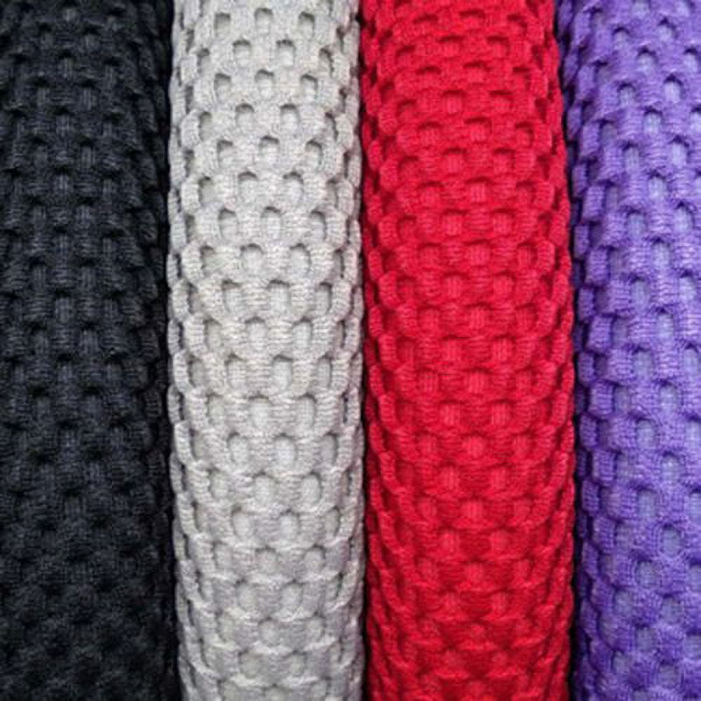 PWFE Universal 38cm Car Auto Steering Wheel Cover Elastic Ice Silk Summer Cool Non-Slip Auto Accessories(Beige)