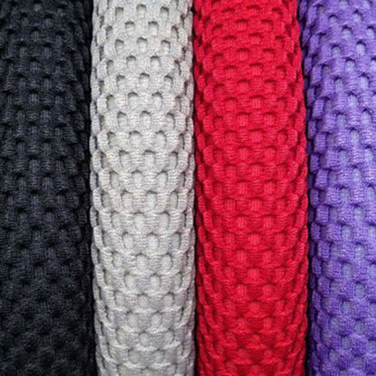 PWFE Universal 38cm Car Auto Steering Wheel Cover Elastic Ice Silk Summer Cool Non-Slip Auto Accessories(Brown)