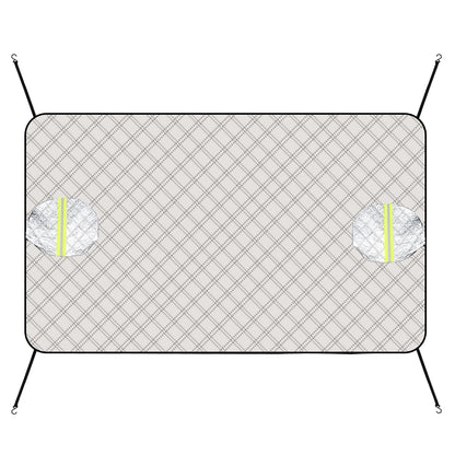 XUKEY Thick Car Windshield Cover Snow Ice Rain Protector Sun Shade Universal for SUV Pick up Truck