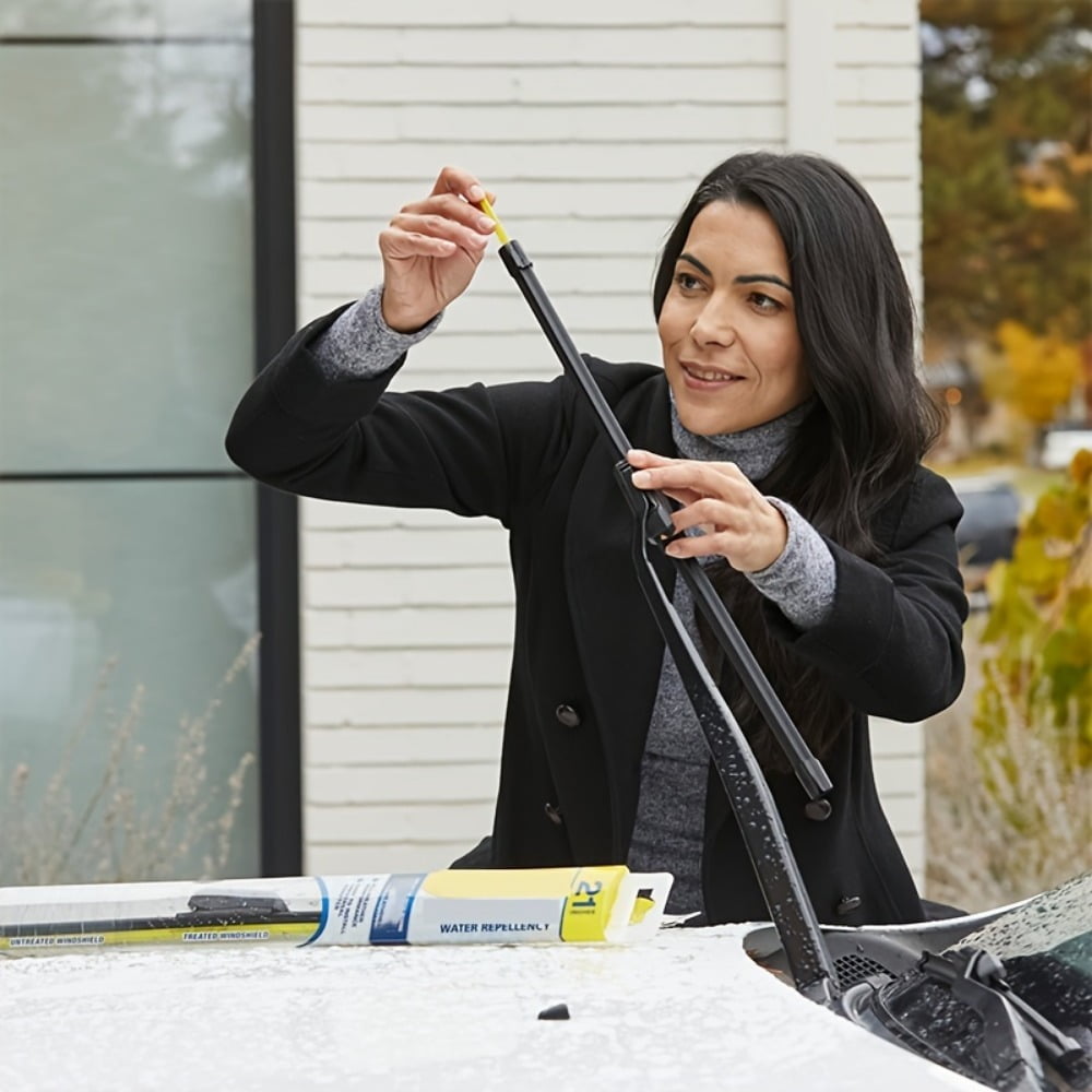 2-In-1 Wiper Blades, 26 Inch Windshield Wipers (Pack Of 1), Automotive Replacement Windshield Wiper Blades With Patented Rain-X Water Repellency Formula