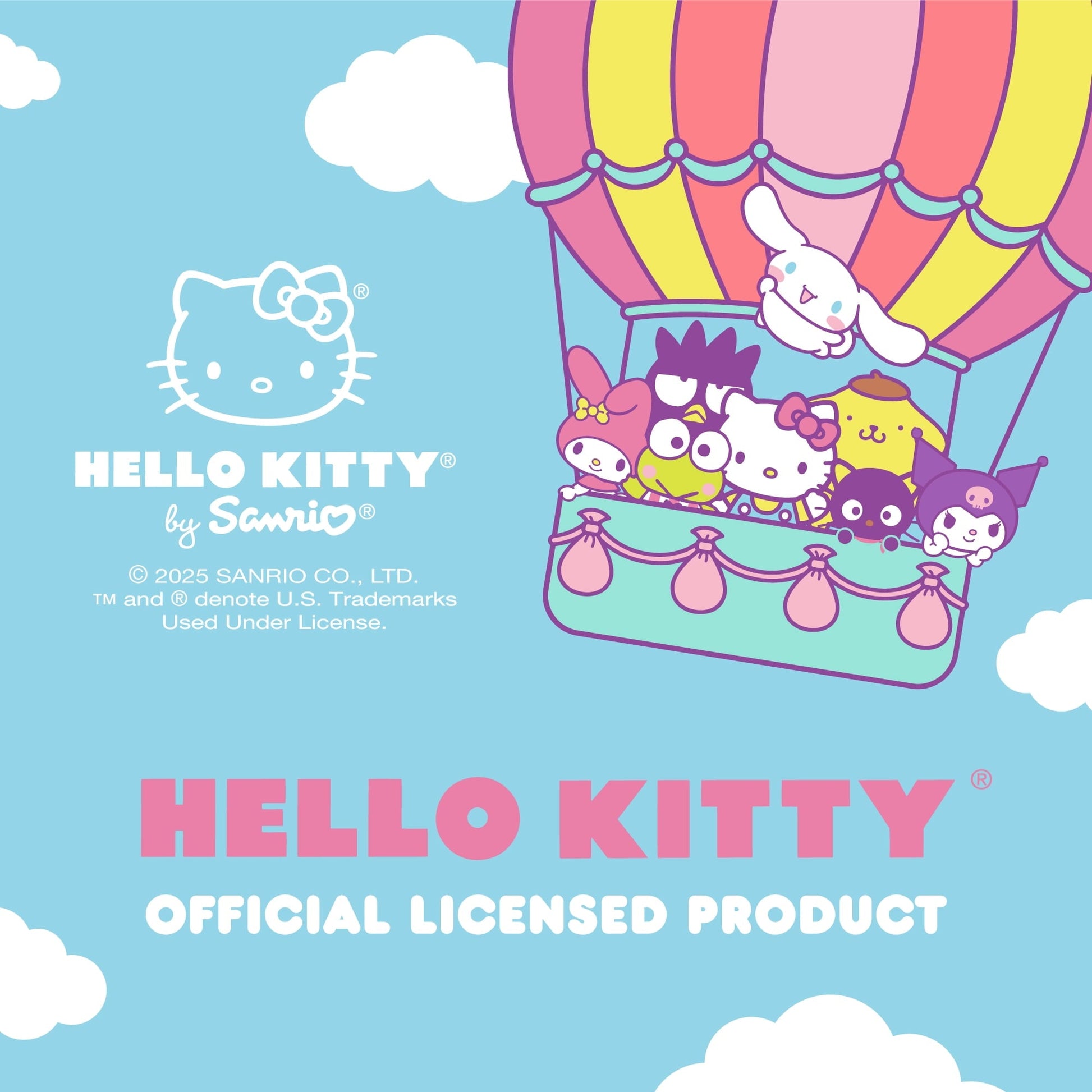 Hello Kitty 4pc Car Mats for Cars, Trucks, SUVs - Kawaii Rubber Floor Mats for Women & Men, Heavy Duty Non-Slip Front & Rear Mats, Cute Hello Kitty Accessories, Classic Gray with Pink Bows
