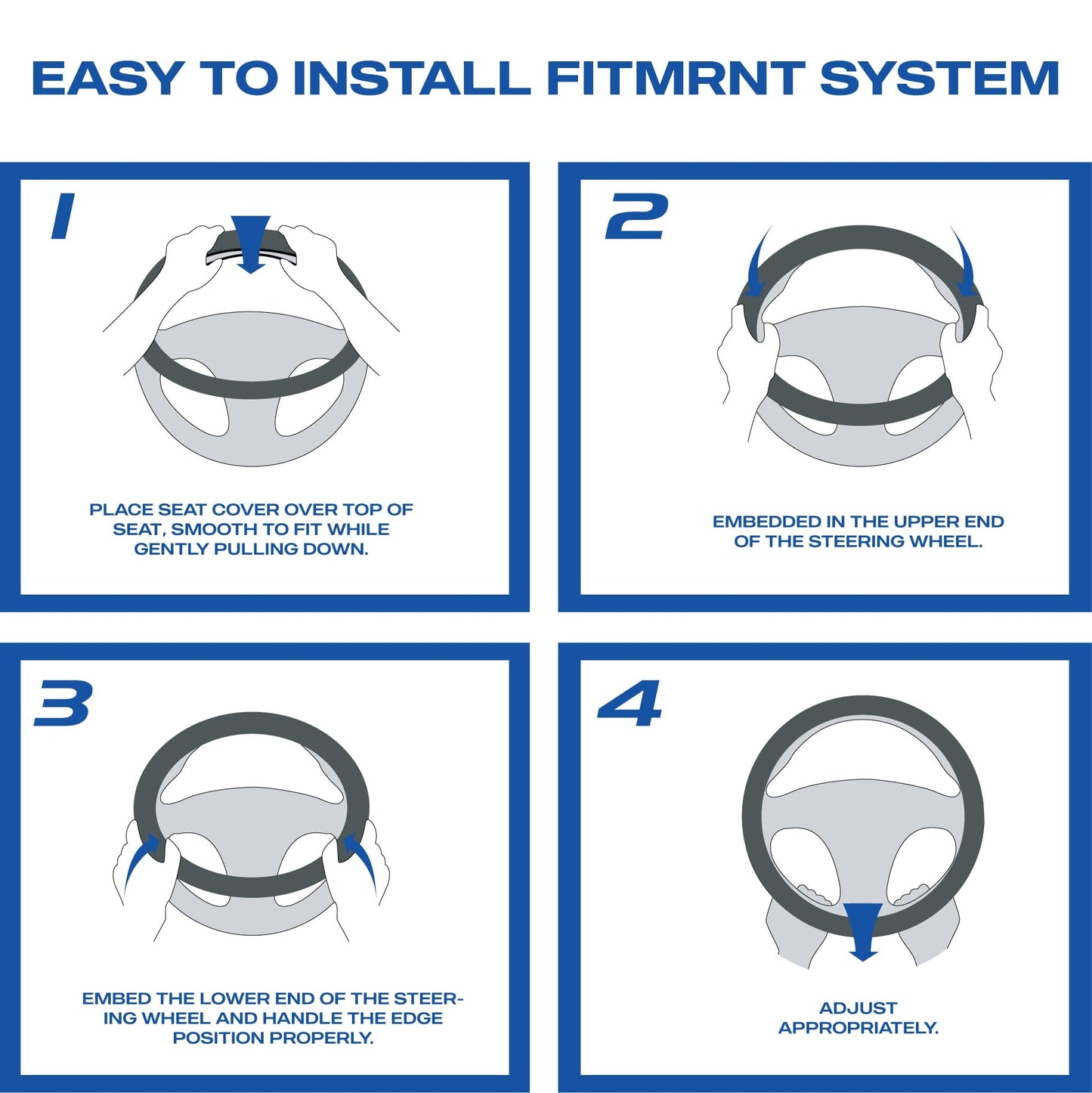Skechers Air Cooled Memory Foam Steering Wheel Cover, Breathable Comfort Grip, Soft Leather, All-Season Fit for Cars, SUVs, and Trucks Pink