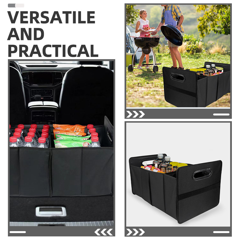 NIAIZEK Multi Functional Black Car Trunk Organizer for Suv Storage and Cargo Management