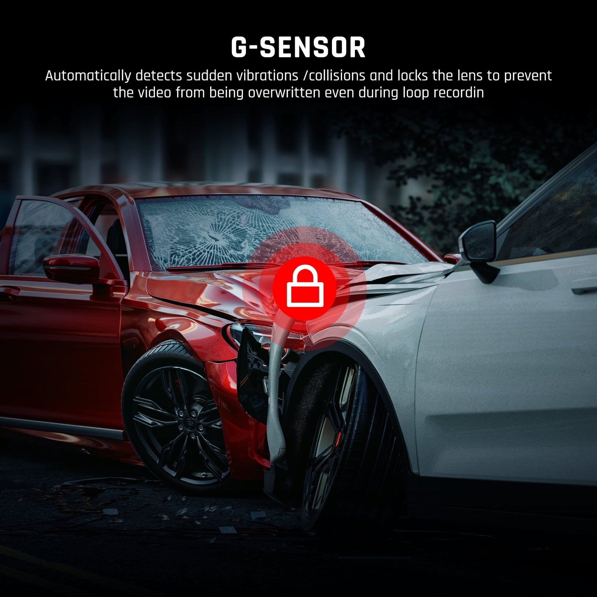 NEXPOW 2K Wifi Front Dash Cam with Voice Control,Dash Camera for Car with App,24H Parking Mode,G-Sensor,Loop Recording,IR Night Vision