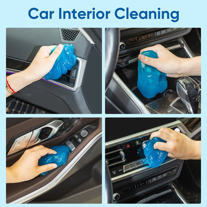 Deli 3 Pack Car Cleaning Gel Cleaning Putty, Universal Car Interior Cleaner Slime, Auto Detailing Car Interior Dust Cleaning Kit,Car Accessories Keyboard Cleaner