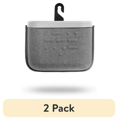 (2 pack) Auto Drive MOLLE Strap Compatible Trash Can, Universal, AZ533782