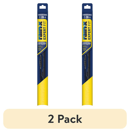 (2 pack) Rain-X Expert Fit Conventional Windshield Wiper Blade C-20 - 860020