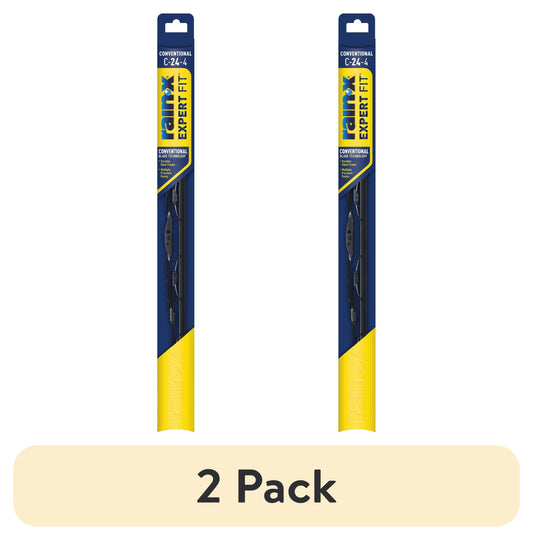 (2 pack) Rain-X Expert Fit Conventional Windshield Wiper Blade C-24 - 860024