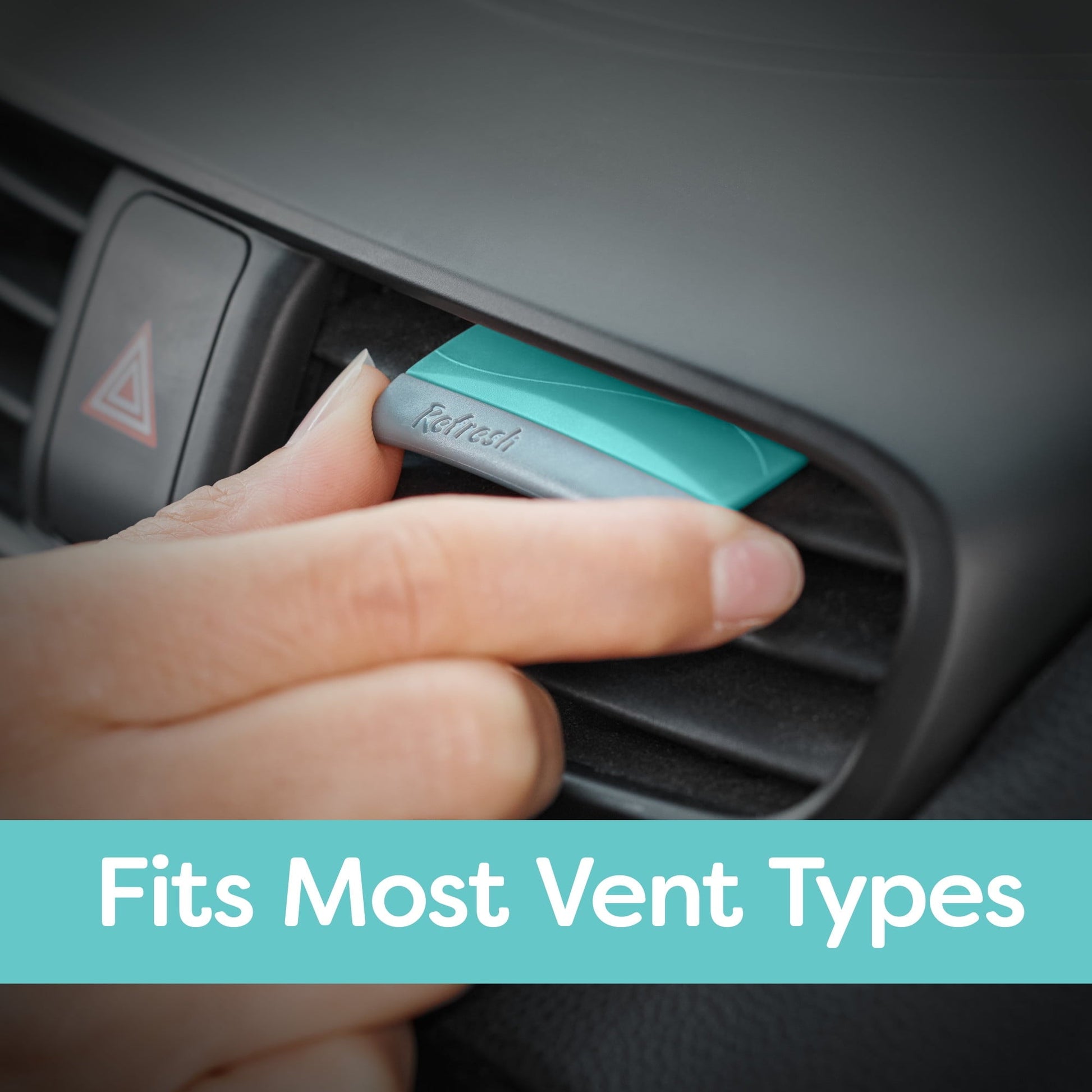 Refresh Your Car! Contour Vent Stick Car Air Freshener - 4 Count (Crisp Laundry Scent)