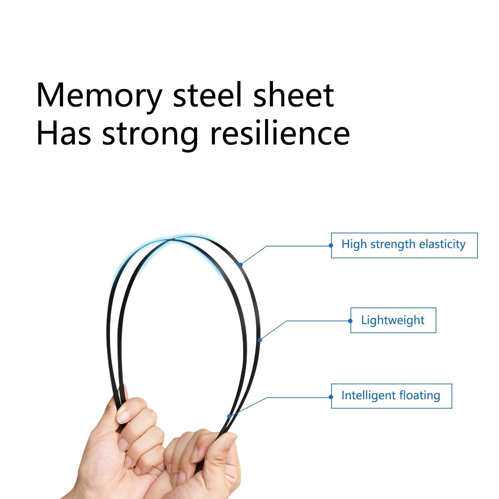 2-in-1 Water Repellent Wiper Blades with Rain Protection-Universal U-Shaped Hook Design-All-Weather Windshield Wiper for Superior Visibility in Rain Snow Ice-Advanced Beam Technology Car Accessories