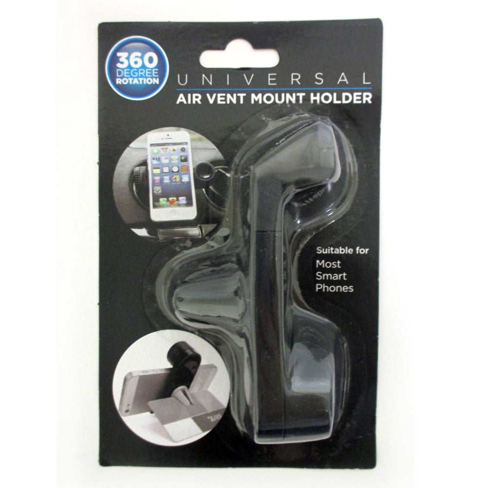 2 Pack Universal 360 Rotating Car Air Vent Mount Cradle Holder Cell Phone GPS