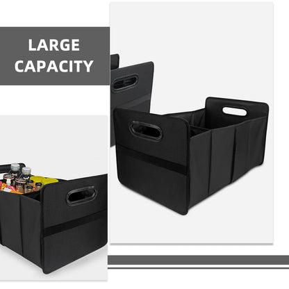 NIAIZEK Multi Functional Black Car Trunk Organizer for Suv Storage and Cargo Management