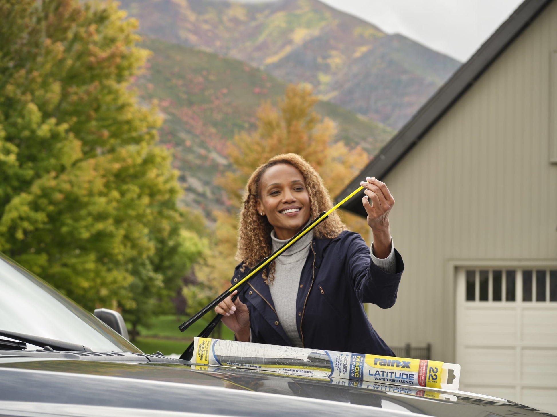 (2 pack) Rain-X Latitude Water Repellency 15" 2-in-1 Windshield Wiper Blade