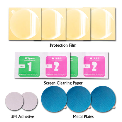 CyberTech 2-Pack Universal Magnetic Air-vent Car Mount with Dash Mount Holders for Smart Phones/GPS