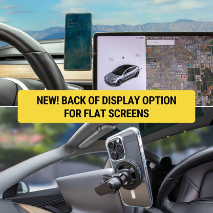 Scosche SMS1ODVR-1 MagicMount MS 5-in-1 MagSafe Car Phone Mount - Back of Screen, Dash or Vent Mount