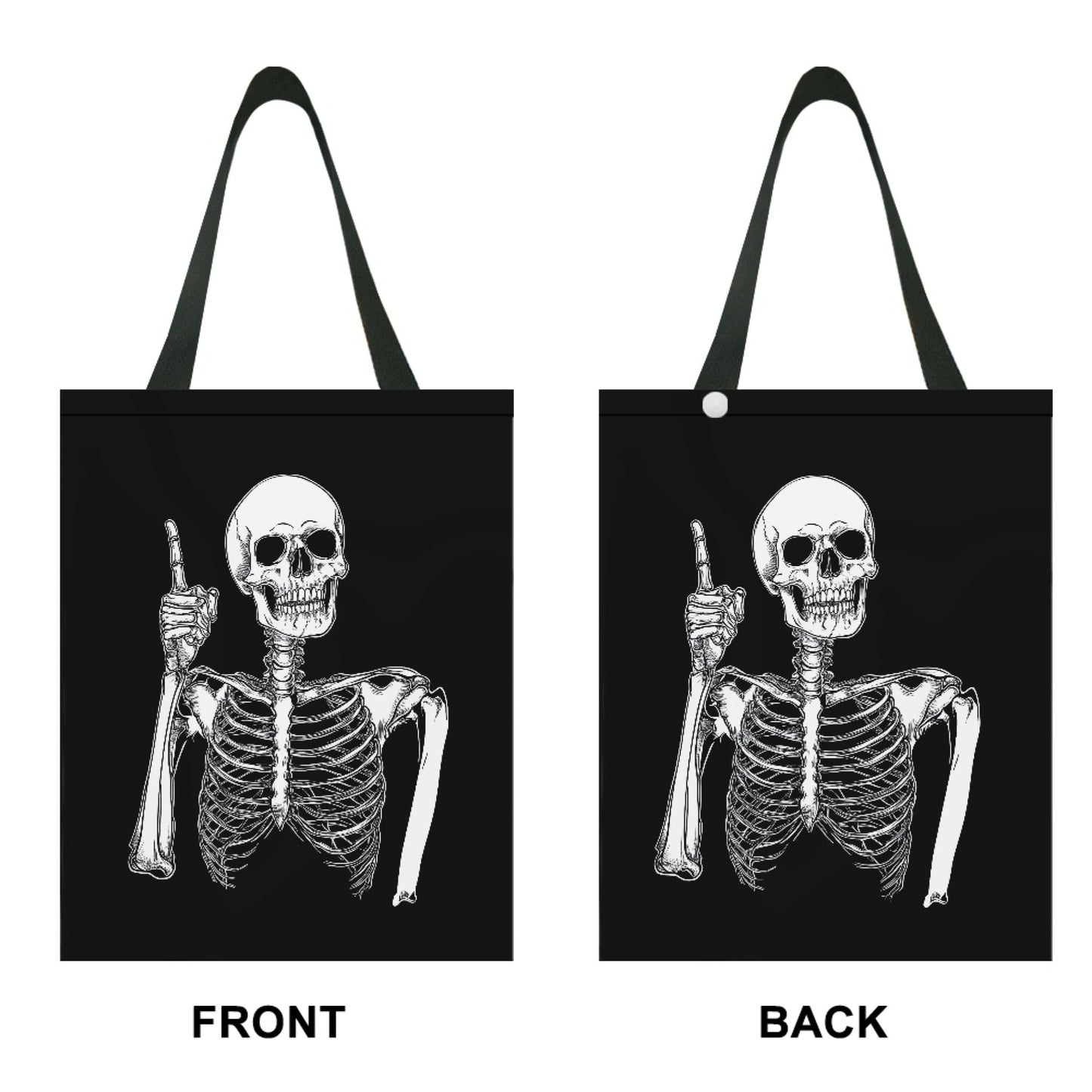 Yuyamidu Skull Car Trash Bag Hanging Car Rubbish Bag Small Garbage Bag for SUV Truck Auto Interior Accessories Portable Car Trash Can Bin for Front or Back Seat, Black