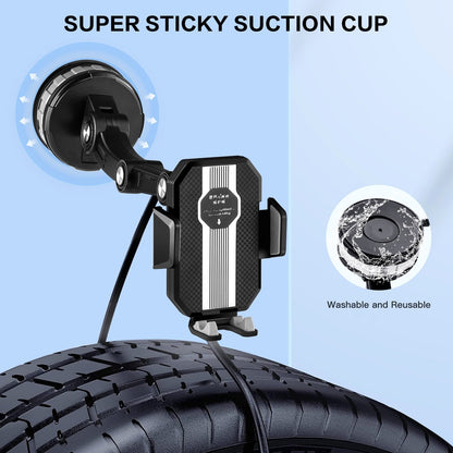 Zacro 3 in 1 Car Phone Holder Mount, Dashboard / Windshield / Air Vent Phone Holder, 360° Rotatable Suction Cup Cell Phone Holder for iPhone Smartphones