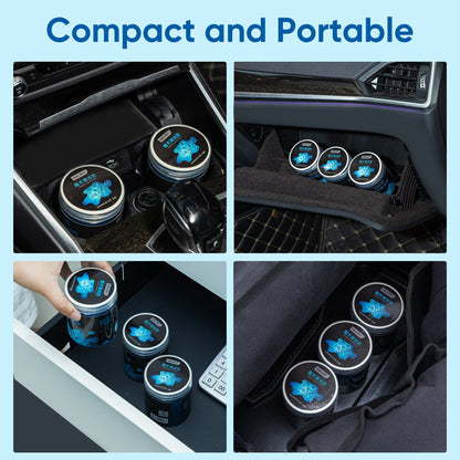 Deli 3 Pack Car Cleaning Gel Cleaning Putty, Universal Car Interior Cleaner Slime, Auto Detailing Car Interior Dust Cleaning Kit,Car Accessories Keyboard Cleaner