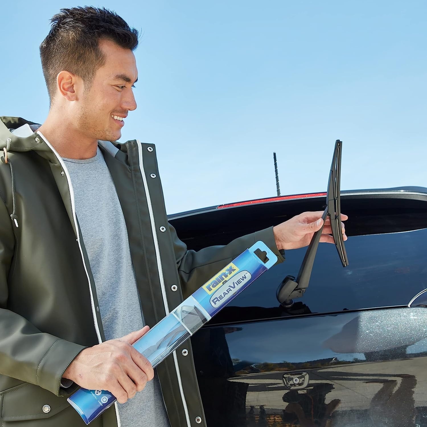 Rain-X 850021 Rearview Rear Wiper Blade - 11" (Pack of 1)