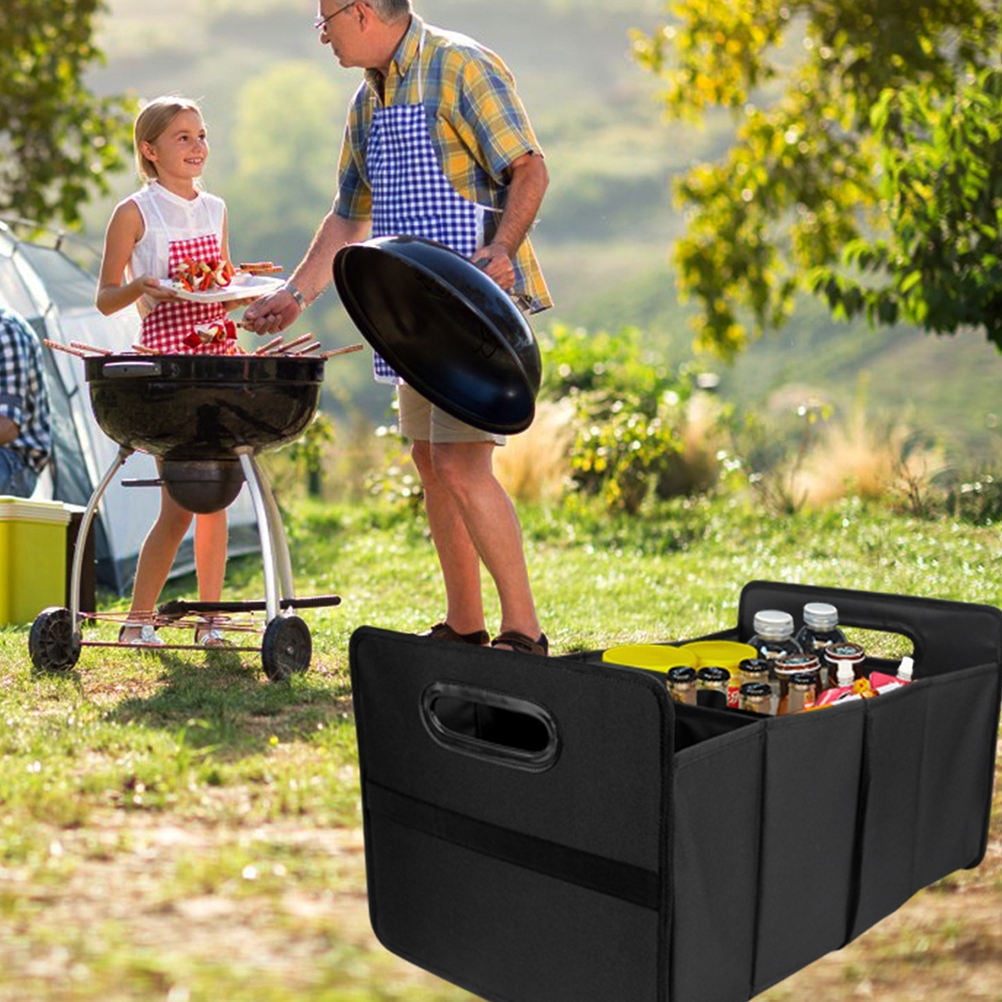 NIAIZEK Multi Functional Black Car Trunk Organizer for Suv Storage and Cargo Management