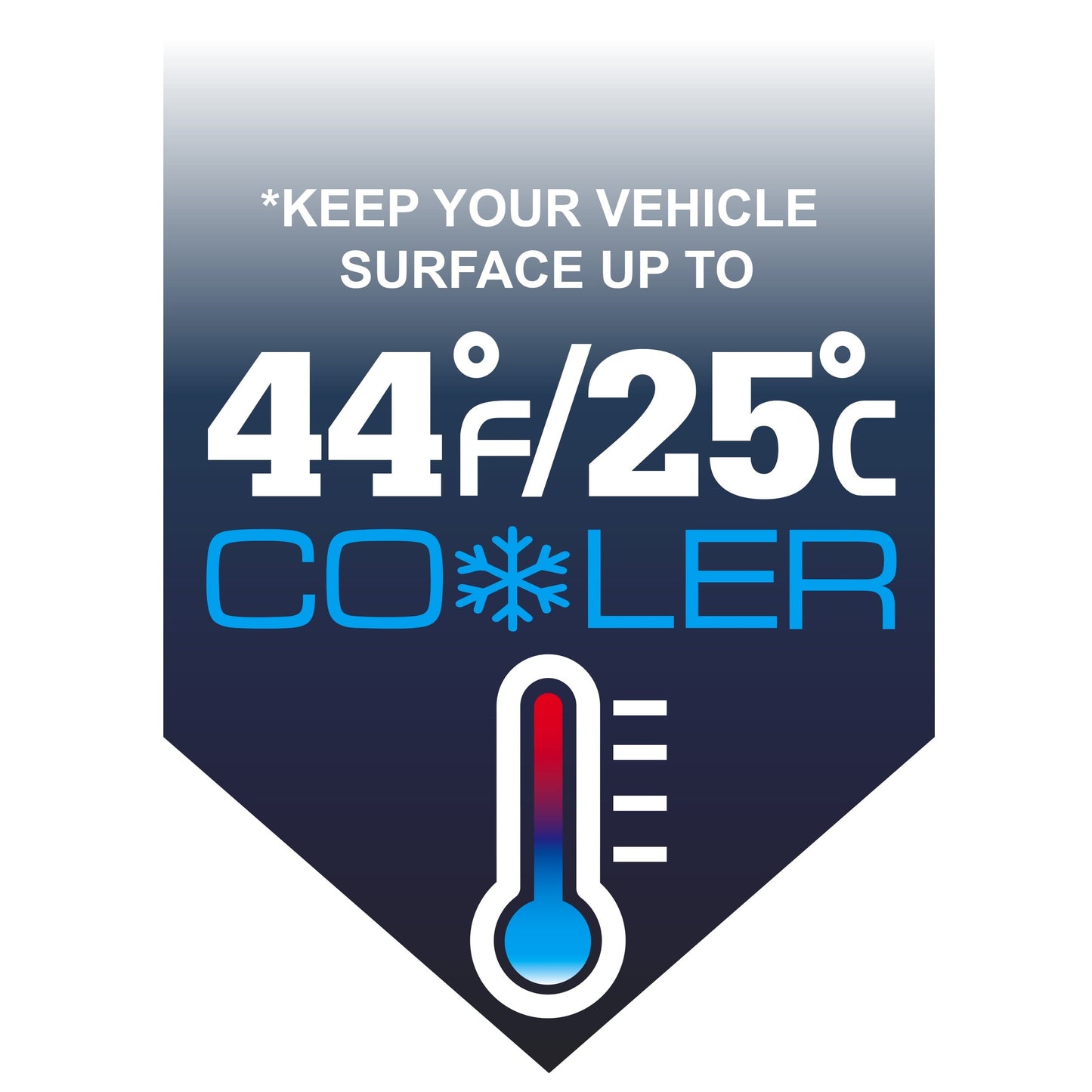 Genuine Dickies Smoke Accordion Universal Sunshade, 806692W