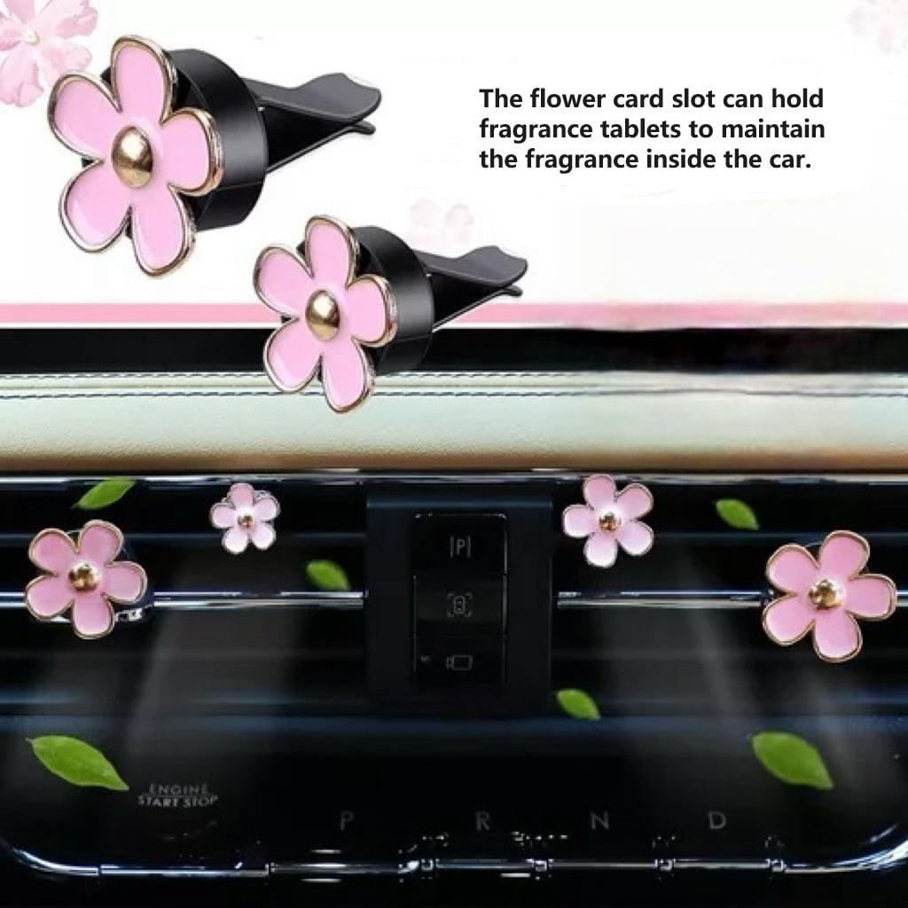 Bling Crystal Diamond Steering Wheel Cover, 13Pcs Shiny Rhinestone Sparkling Car Interior Decorations, Car Accessories for Women Girls,-Pink