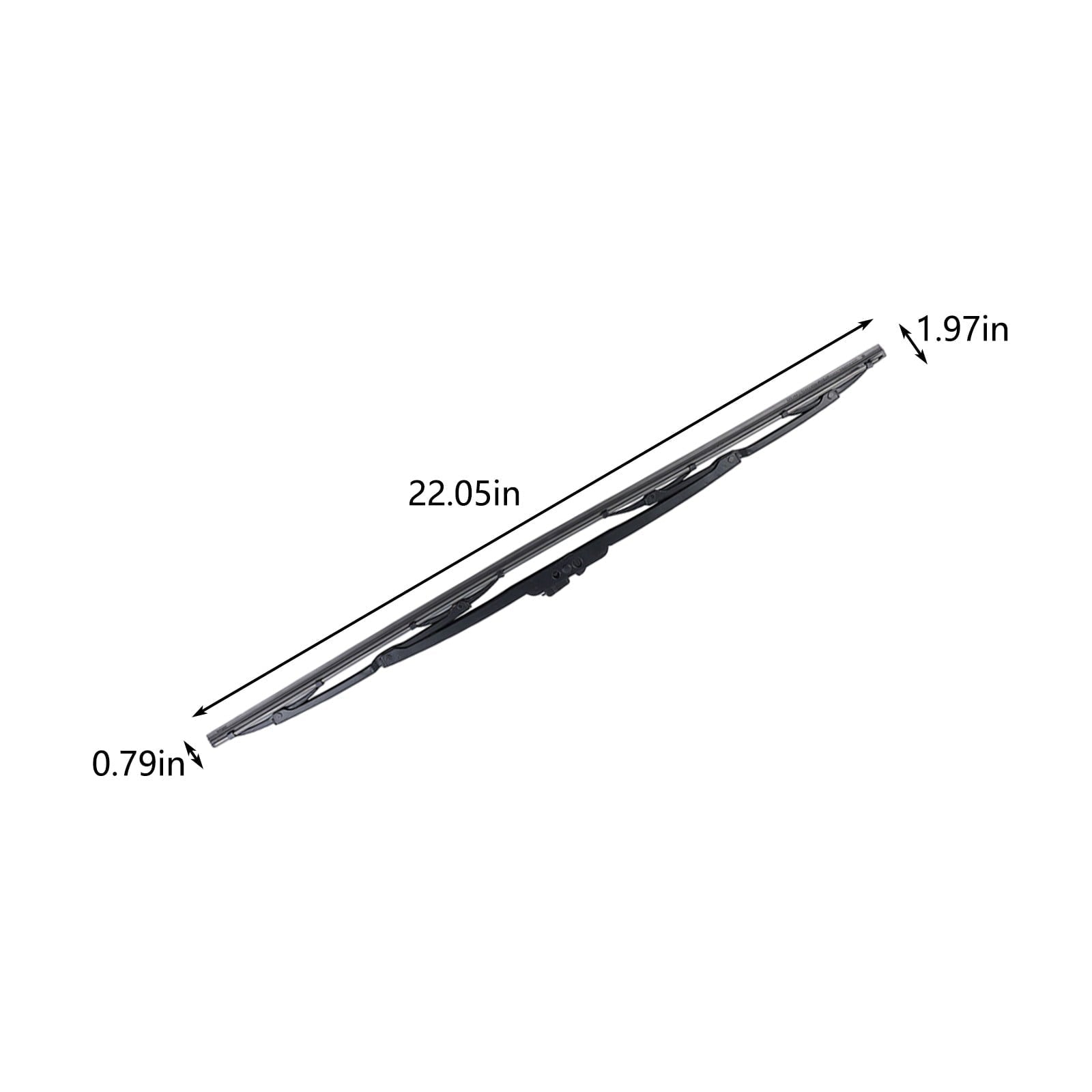 2-in-1 Water Repellent Wiper Blades with Rain Protection-Universal U-Shaped Hook Design-All-Weather Windshield Wiper for Superior Visibility in Rain Snow Ice-Advanced Beam Technology Car Accessories