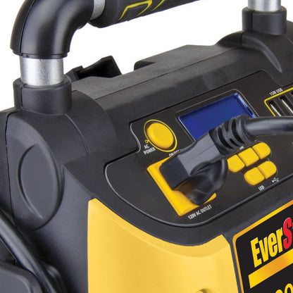 EverStart Maxx J5CPDE 1400 Peak Amps Jump Starter, Power Station, 500W Inverter, 120 PSI Compressor