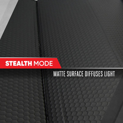 Motor Trend Windshield Sunshade for Car Truck & SUV, Black - Folding Car Sun Shade for Front Window, Auto Sun Visor Heat Protection, Car Sunscreen Blocks UV Rays and Keeps Vehicle Cool (58 x 24 Inch)