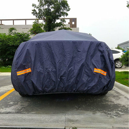 JLLOM Car Cover Heavy Duty Waterproof Full Car Cover All Weather Protection Outdoor Indoor Use UV Dustproof for Auto SUV Sedan