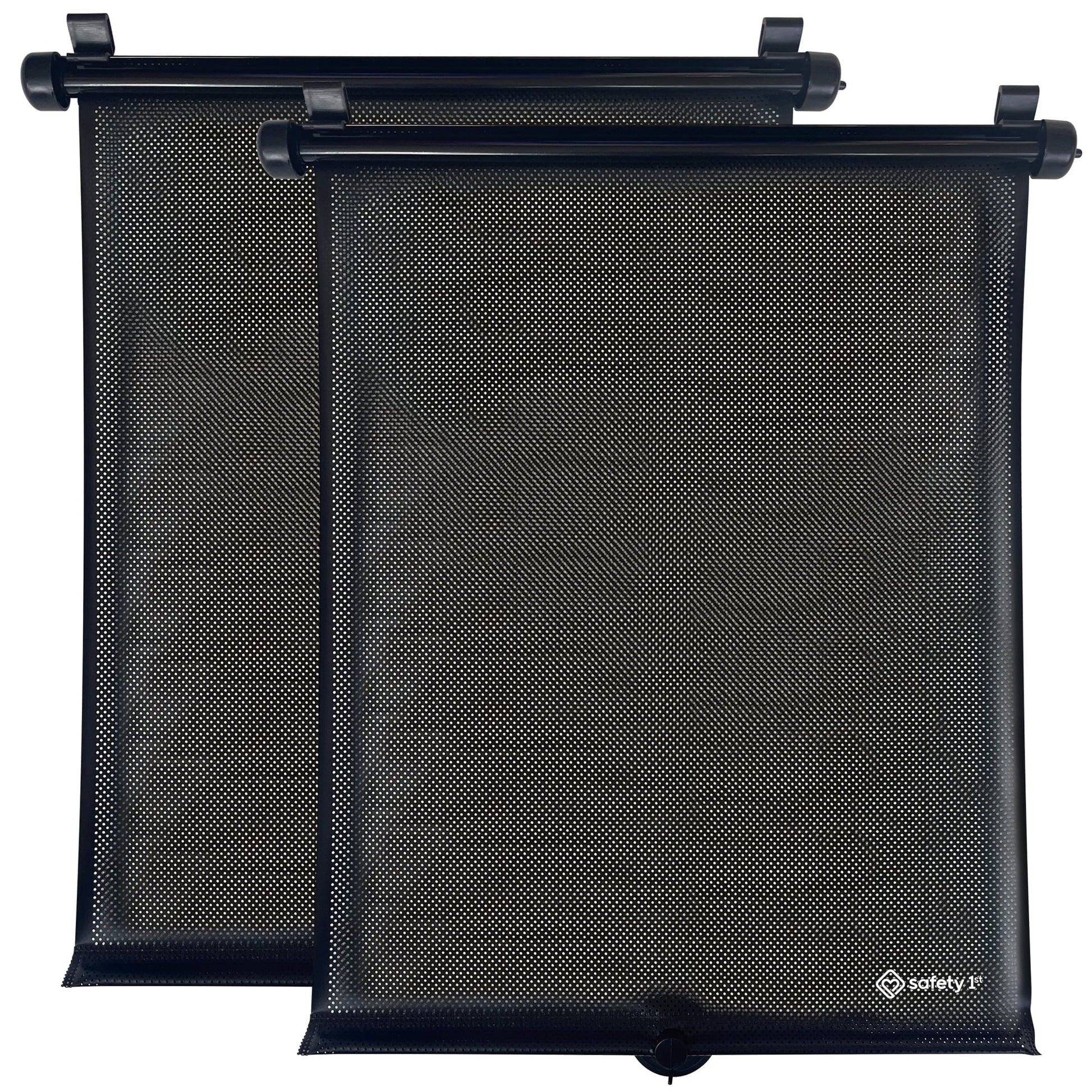 Safety 1st Retractable Roller Shade Sun Protection for Car Windows, 2-Pack