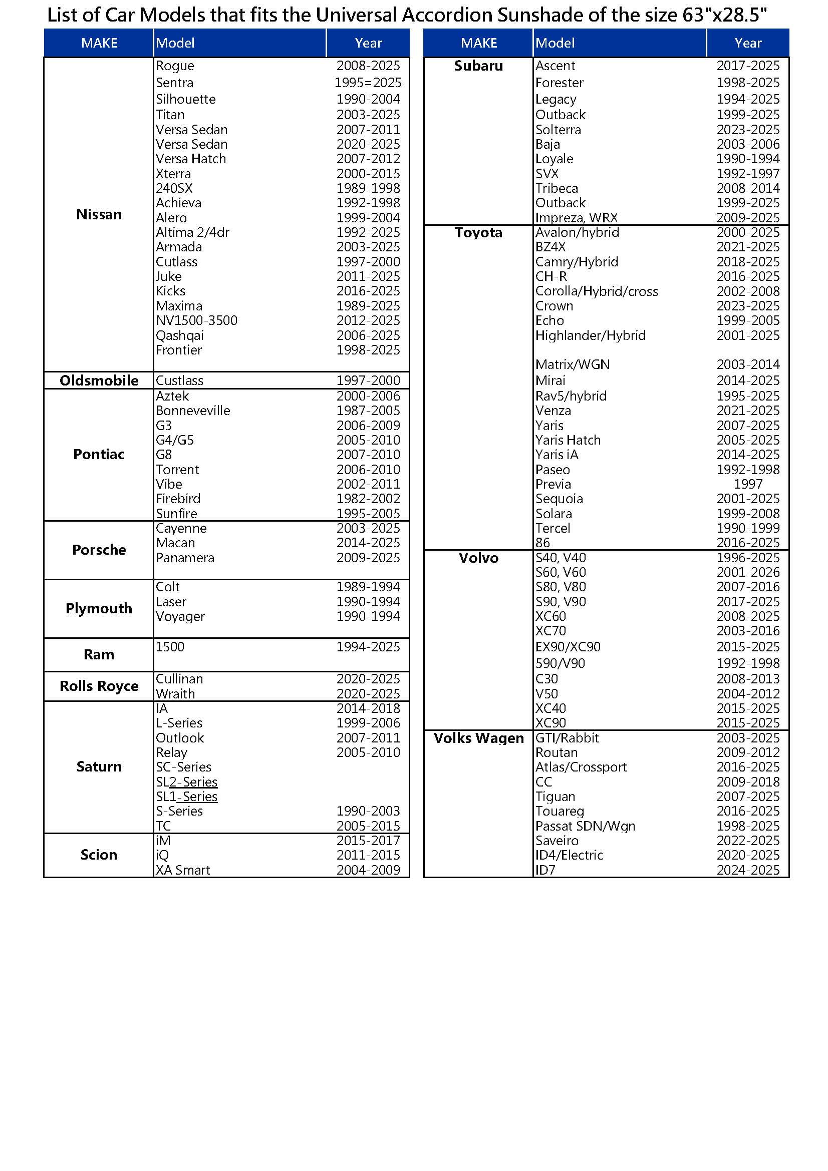 Auto Drive Double Rings Twist Sun Shade Ultimate Protection for Car Windshields1 pack, 63"x29.5"
