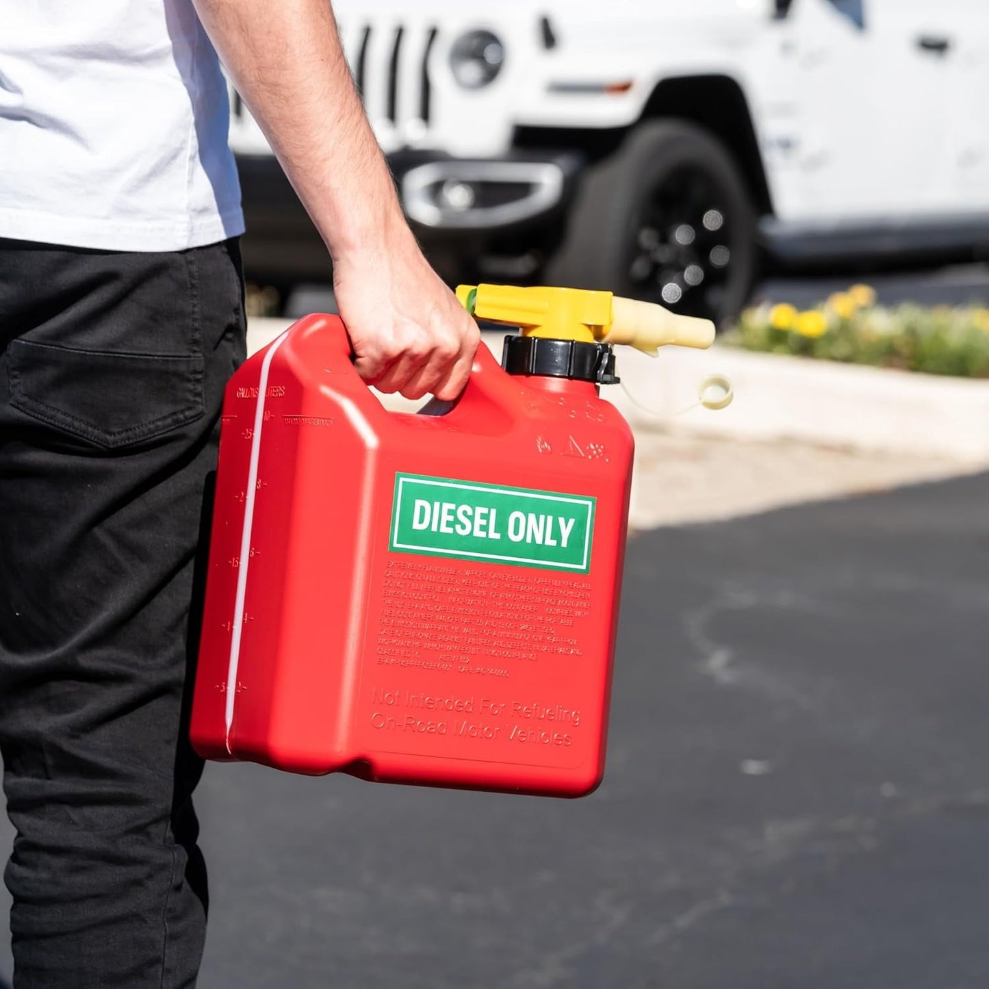 Sutter Signs 6pc Diesel Only & Gasoline Only Stickers for Fuel Tank | Weatherproof Adhesive Decals for Trucks, Tractors, Fuel Cans, Gas Caps