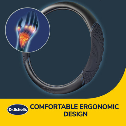 Dr. Scholl's Gel Infused Memory Foam Steering Wheel Cover