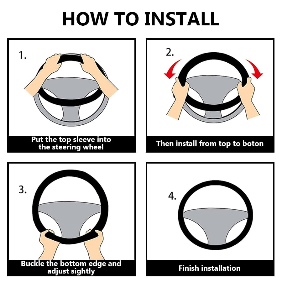 Premium Custom Fit Steering Wheel Cover for Nissan - Genuine NAPA Leather & Carbon Fiber Design | Anti-Slip Grip | Includes Bonus Cup Mat & 3-in-1 Charging Cable (Black)