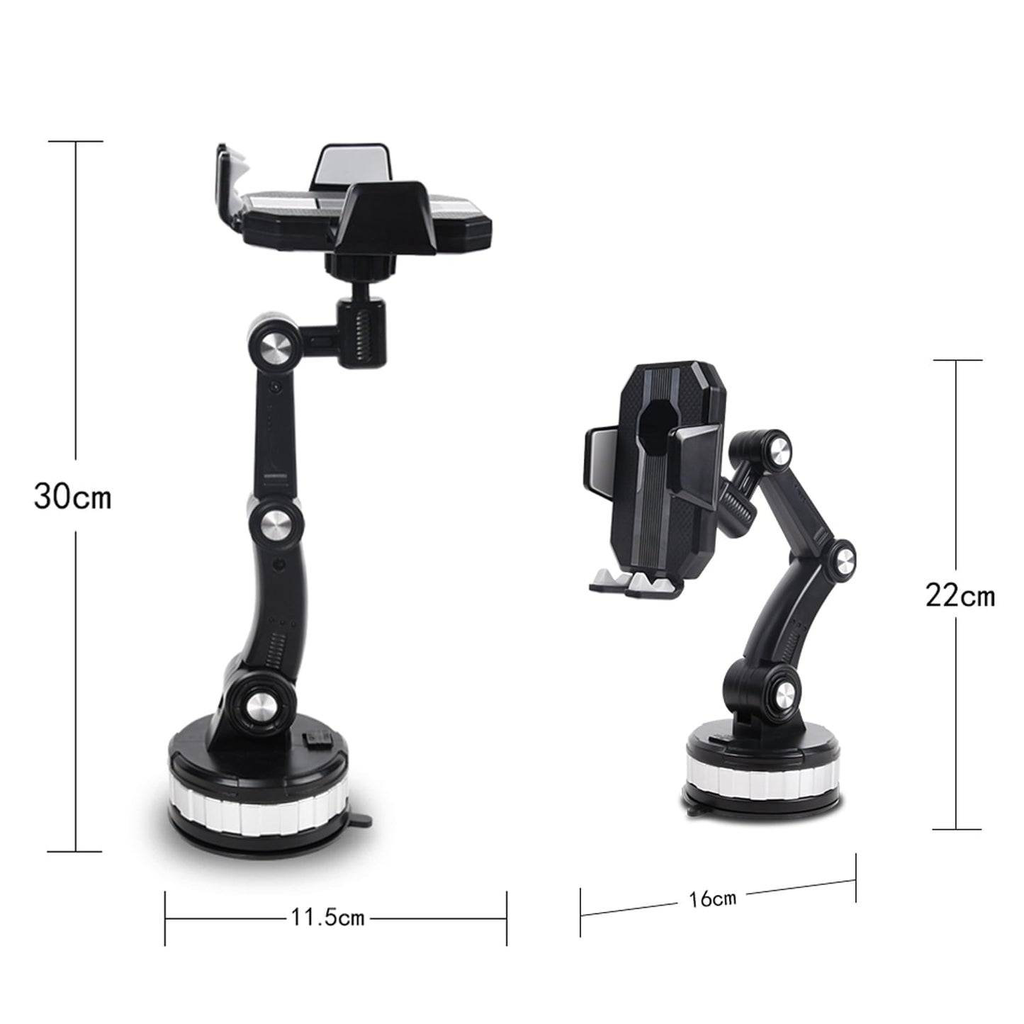 Zacro 3 in 1 Car Phone Holder Mount, Dashboard / Windshield / Air Vent Phone Holder, 360° Rotatable Suction Cup Cell Phone Holder for iPhone Smartphones