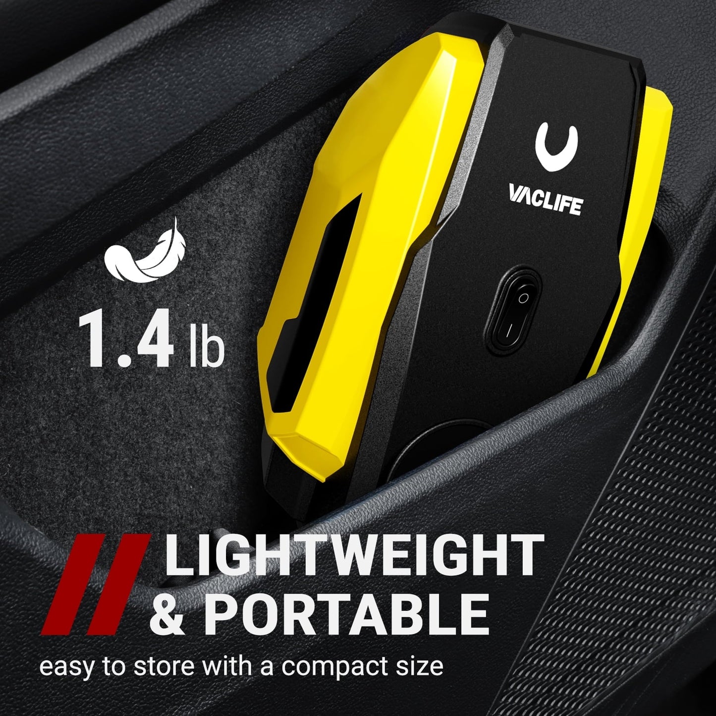 VacLife 12V DC Tire Inflator, Auto Shutoff Air Compressor Portable, Constant power, Faster Inflation, 160 Psi, for Car, Bikes, Sports Balls, Inflatable Toys