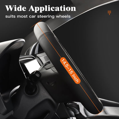 HOTOR Car Steering Wheel Cover for Women - Universal Car Accessories Fit for 14.5”-15” Steering Wheels