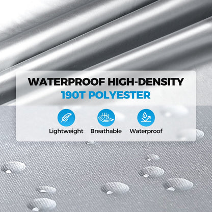 Tsumbay Car Cover Waterproof All Weather for Automobiles,Outdoor Full Exterior Covers Sedans Length 186 to 193, 194 To 208, Rain Winter Sun Protection Fit To