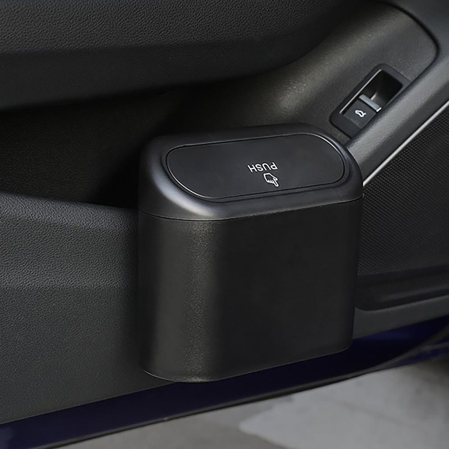 Puntoco Special Offers Clearance Car Trash Can Car Chair Back Car Door Hanging Storage Box Multi-Function Garbage Bag Black