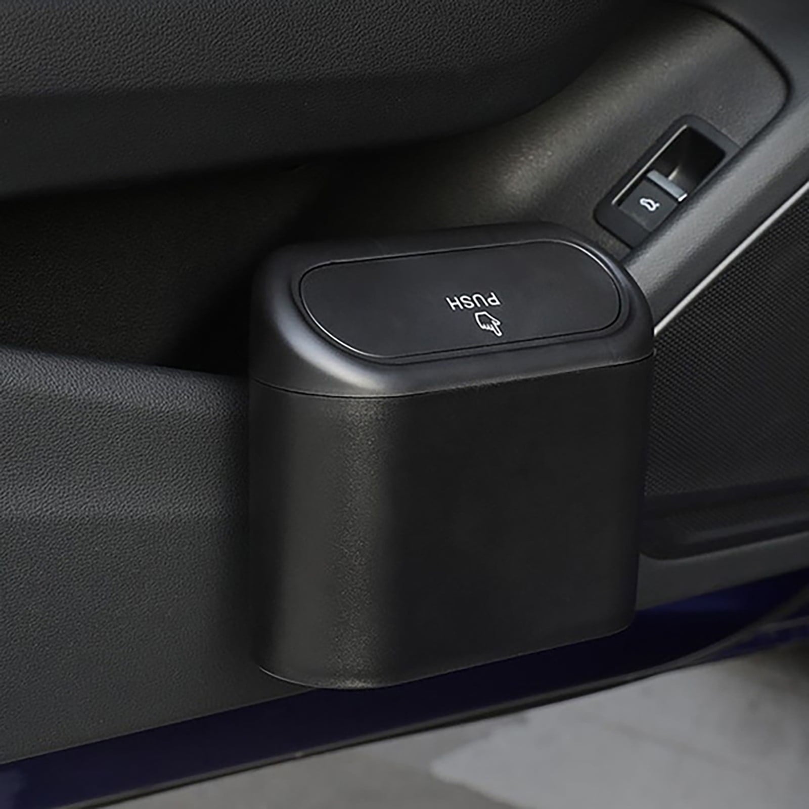 Puntoco Special Offers Clearance Car Trash Can Car Chair Back Car Door Hanging Storage Box Multi-Function Garbage Bag Black