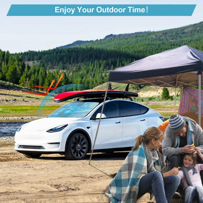 Custom Fit Windshield Sun Shade Visor Sunshade Block For Tesla Model 3 Y X 2024