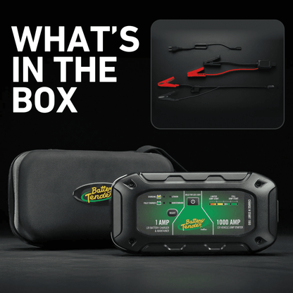 Battery Tender Charge N Start 1100 - 12V 1A Automotive Battery Charger & 1000A Jump Starter