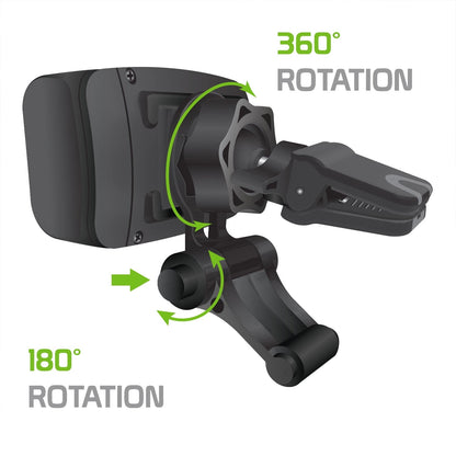 Cellet Car Vent Phone Mount with Kickstand, 360° Rotation, Universal Fit