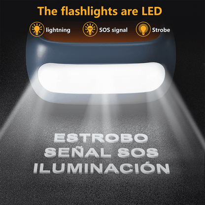 BRPOM 6000A Car Jump Starter Battery Pack, 12V Battery Booster Charger for Gas and Diesel Engines-Motorcycle, Car, SUV, PICK-UP, Truck, Quick Start Dead Battery, Multi-functional Flashlight