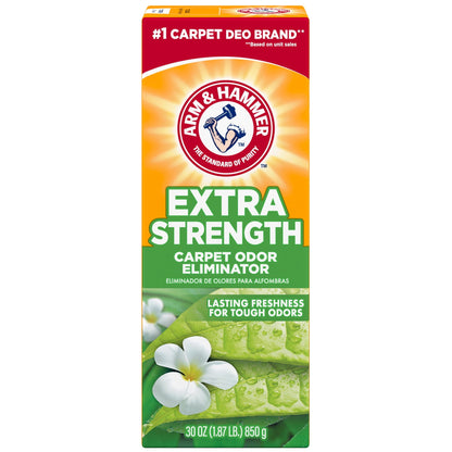 ARM & HAMMER Carpet Odor Eliminator, Extra Strength, 30 oz.
