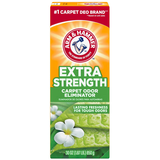 ARM & HAMMER Carpet Odor Eliminator, Extra Strength, 30 oz.