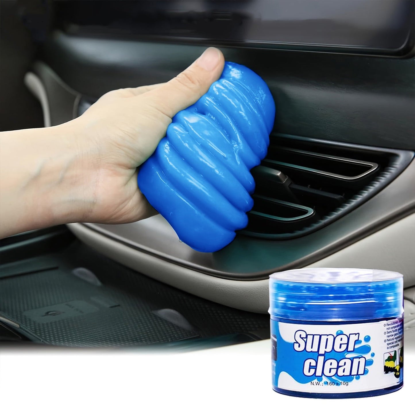 Car Cleaning Gel Car Cleaning Putty Car Interior Cleaner Slime Car Cleaning Kit Auto Detailing Tools Car Cleaning Supplies Car Accessories Car Blue 1 Pack