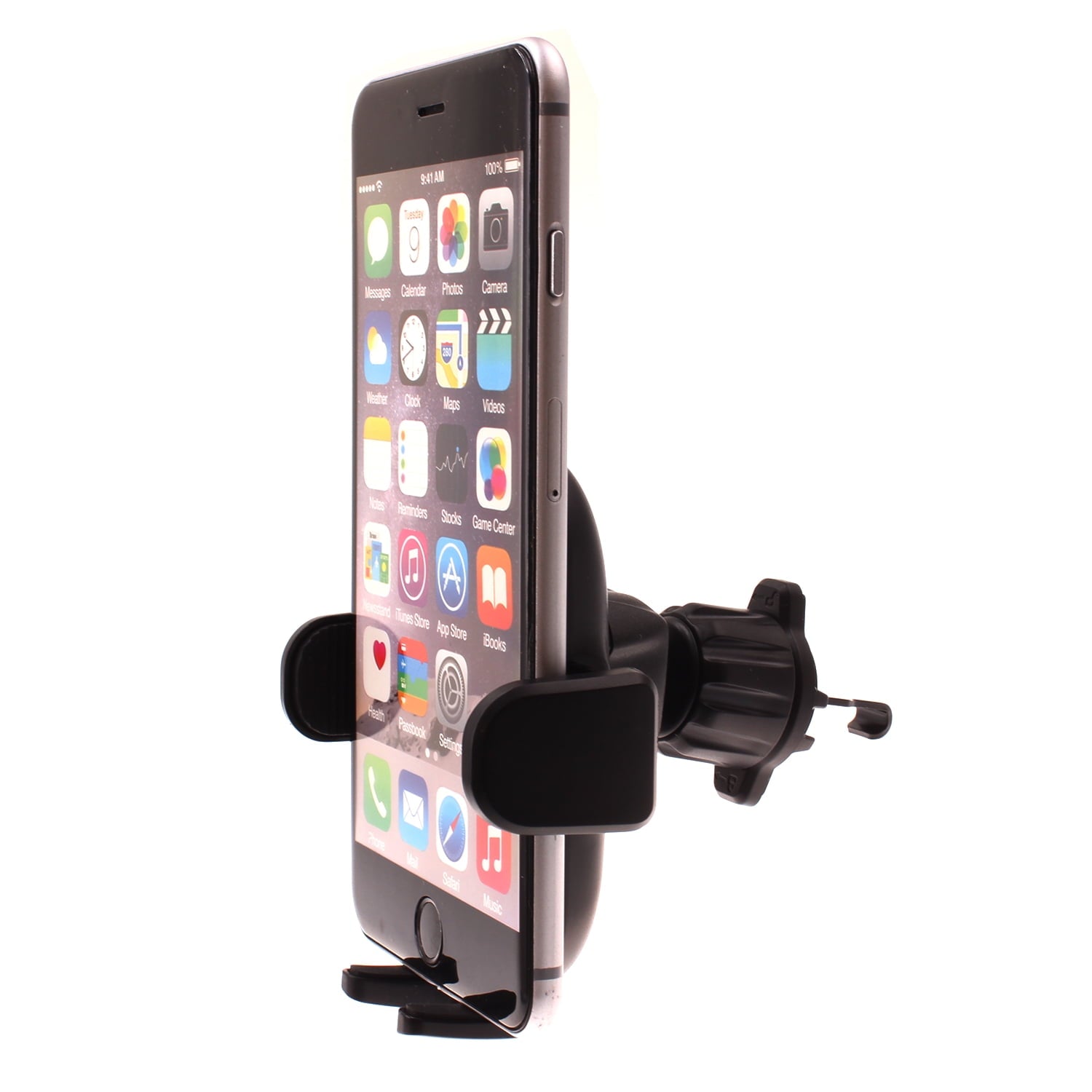 GUANDA Car Phone Holder for Air Vent, Secure Hook Clip with 360° Adjustable Mount, Compatible with iPhone, Samsung and Android Phones